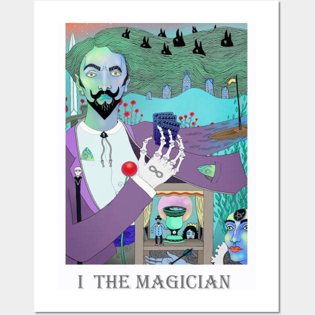 Tarot The Magician Wall Art by christoph